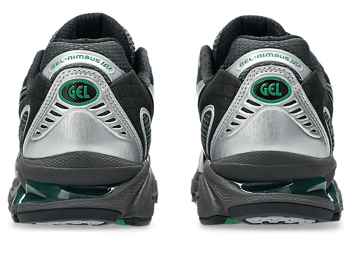 Details for Asics GEL-NIMBUS 10.1 Running Shoes Obsidian Grey/Green Basil 1203A543-022