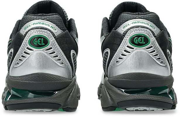 Asics GEL-NIMBUS 10.1 Running Shoes Obsidian Grey/Green Basil 1203A543-022 Details for Asics GEL-NIMBUS 10.1 Running Shoes Obsidian Grey/Green Basil 1203A543-022