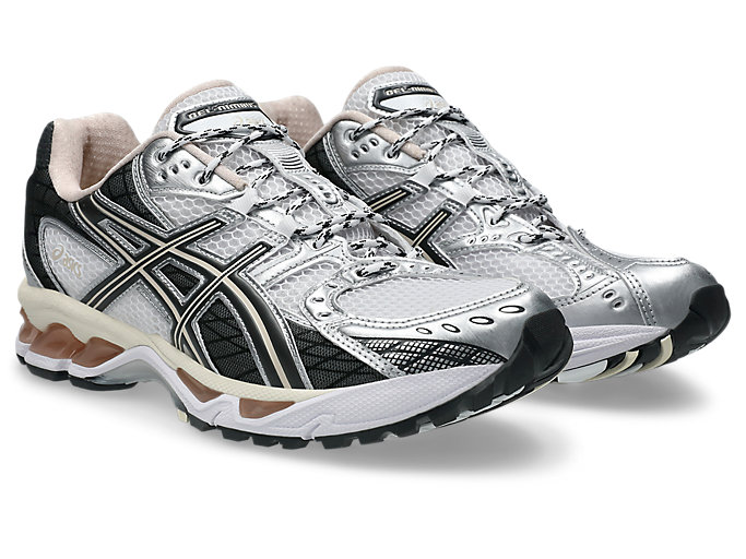 Lookbook ASICS GEL-NIMBUS 10.1 Hardloopschoenen Wit/Obsidian Grijs 1203A543-104