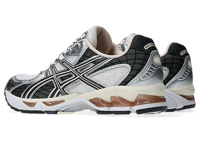 Shop ASICS GEL-NIMBUS 10.1 Hardloopschoenen Wit/Obsidian Grijs 1203A543-104