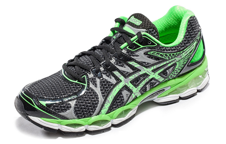 Lookbook 亚瑟士GEL-Nimbus 16 Lite-Show 黑绿配色 T4B4N-9070