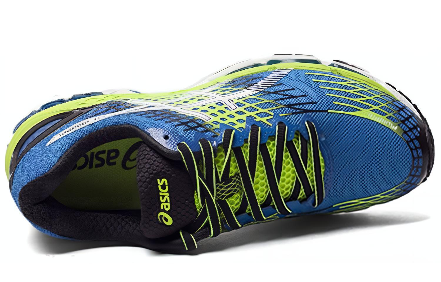 Lookbook 아식스 젤 님버스 17 '블루 옐로우' T507Q-3901