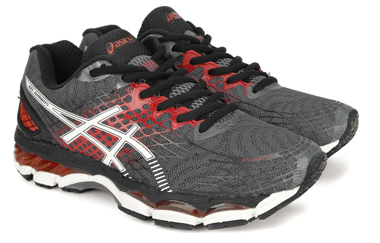Lookbook ASICS GEL-Nimbus 17 ''Grau Rot'' T507N-7401