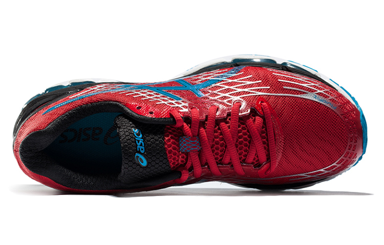 Lookbook ASICS Gel-Nimbus 17 ''Rot Blau'' T507N-2340