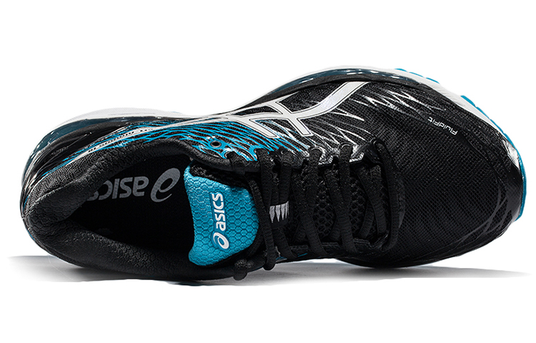 Lookbook ASICS Gel-Nimbus 18 'Hitam Biru' Sepatu Olahraga TJG741-9001