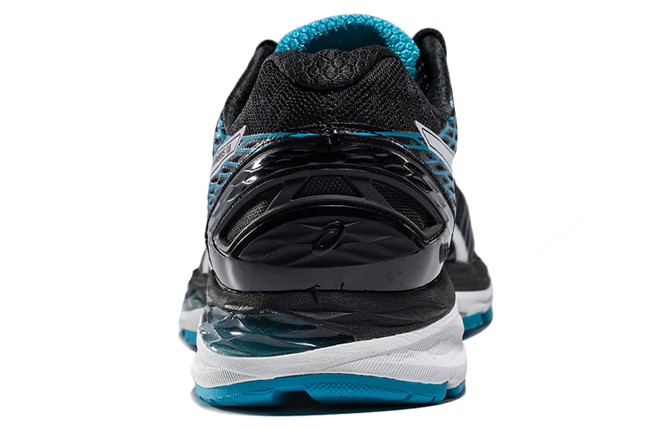 Shop Asics Gel-Nimbus 18 Sw 緩震防滑 低筒跑步鞋 黑藍