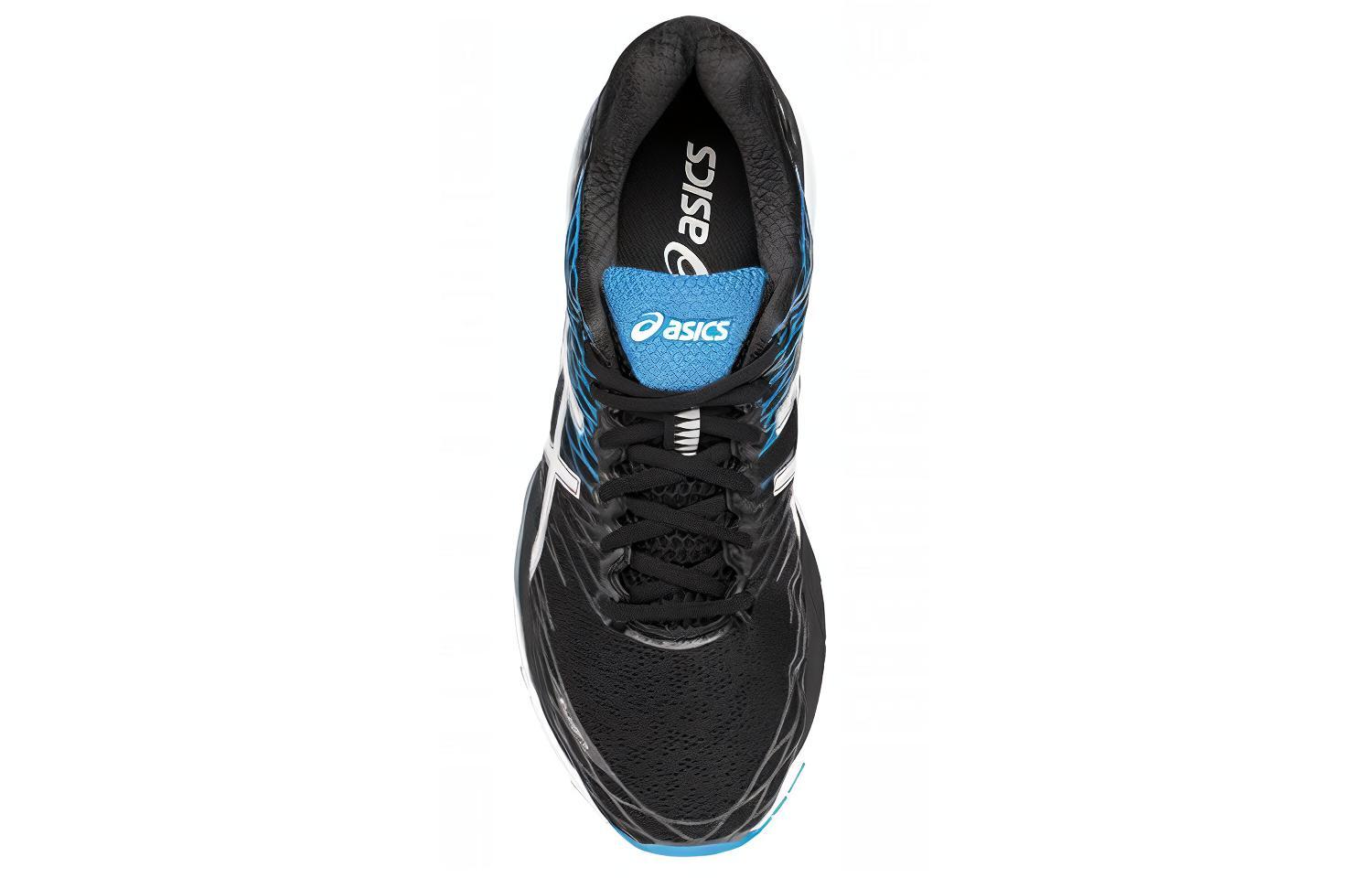Lookbook ASICS Gel-Nimbus 18 'Blok Warna Hitam Biru' T600N-9001