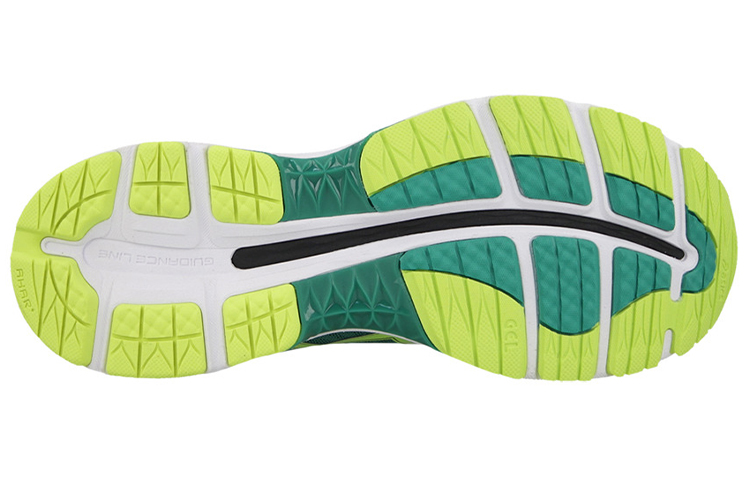 Shop Asics GEL-Nimbus 18 運動 耐磨防滑 低筒 跑步鞋 男款 綠黃