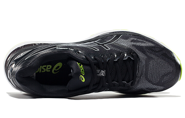 Lookbook アシックス ゲルニンバス19 黒緑 (Ashikku Geru Ninbasu 19 Kuro Midori) T700N-9096