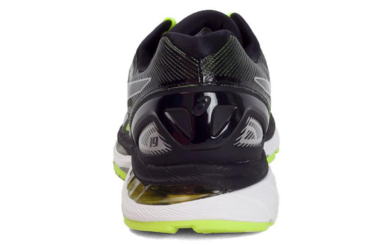 Shop 亞瑟士 GEL-Nimbus 19 低幫 跑步鞋 男款 黑黄色