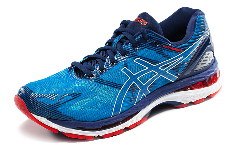 Lookbook Asics Gel-Nimbus 19 耐磨防滑減震 低筒跑步鞋 藍 2E寬