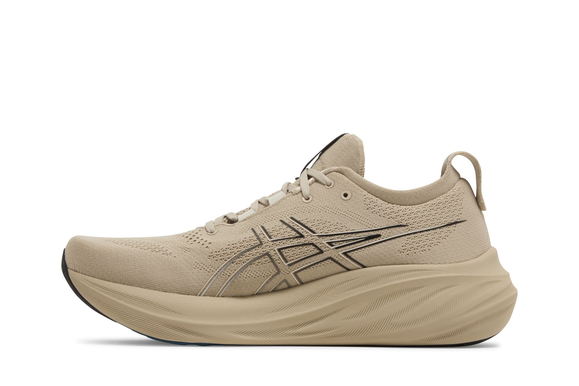 Shop ASICS Gel Nimbus 26 '羽毛灰黑' 运行鞋 1011B794-021
