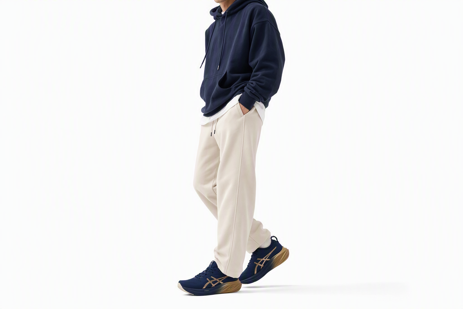 Order Asics GEL-NIMBUS 26 舒適耐用減震防滑抗衝擊支撐 低筒 休閒跑步鞋 男款 深藍色