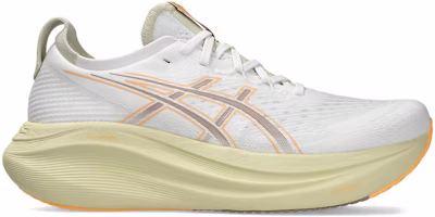 ASICS GEL-NIMBUS 27 Extra Wide Running Shoes White/Fawn 1011B957-102 ASICS GEL-NIMBUS 27 Extra Wide Running Shoes White/Fawn 1011B957-102