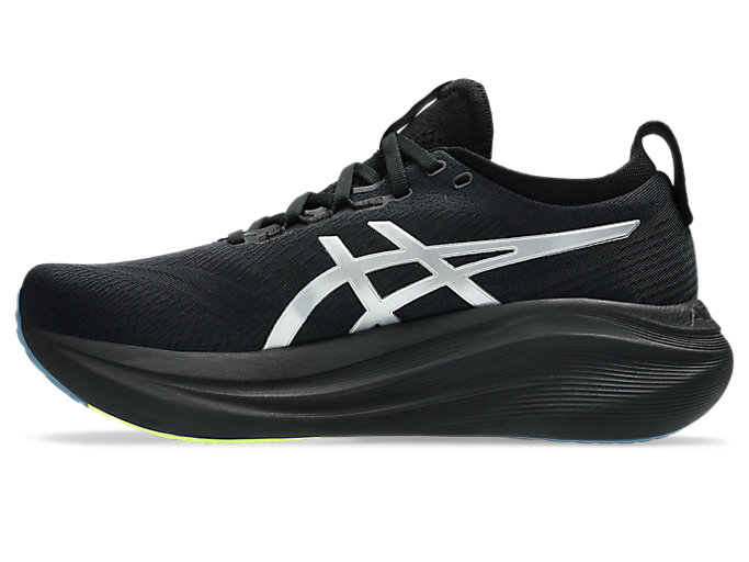 Shop Asics GEL-NIMBUS 27 Luxe Running Shoes Luxe/Black 1011C030-001