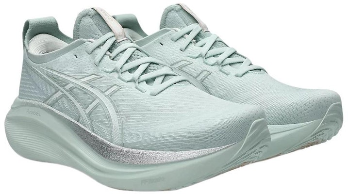 ASICS 亚瑟士 Gel-Nimbus 27 纯净水蓝白运动鞋 1011B958-300 Lookbook ASICS 亚瑟士 Gel-Nimbus 27 纯净水蓝白运动鞋 1011B958-300