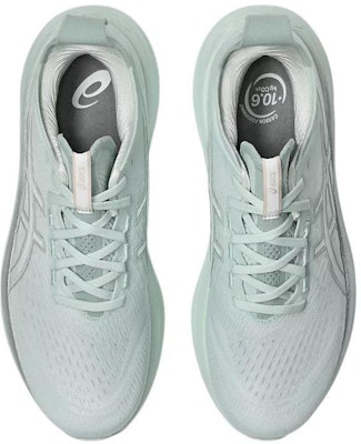 ASICS 亚瑟士 Gel-Nimbus 27 纯净水蓝白运动鞋 1011B958-300 Shop ASICS 亚瑟士 Gel-Nimbus 27 纯净水蓝白运动鞋 1011B958-300