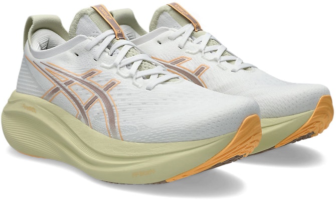 ASICS ゲルニンバス 27 ランニングシューズ ホワイト/フォーン 1011B958-102 Order ASICS ゲルニンバス 27 ランニングシューズ ホワイト/フォーン 1011B958-102