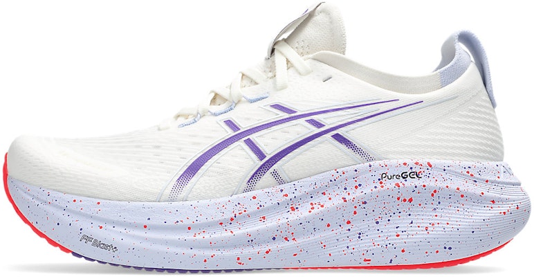 아식스 젤 님버스 27 도쿄 러닝화 크림/에도 퍼플 1011C120-500 Cheap 아식스 젤 님버스 27 도쿄 러닝화 크림/에도 퍼플 1011C120-500