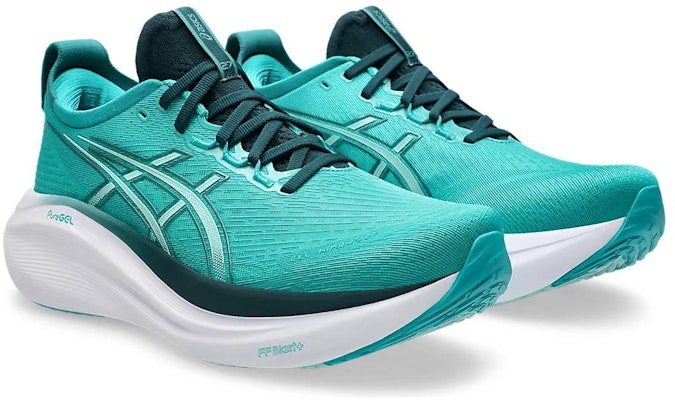 ASICS Gel-Nimbus 27 Wave Teal Saxon Green 1011B958-400 Lookbook ASICS Gel-Nimbus 27 Wave Teal Saxon Green 1011B958-400