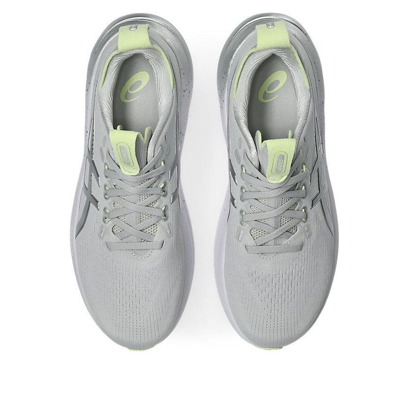 Details for ASICS Gel-Nimbus 28 ''Platino Verde Glow'' 1011C310-020