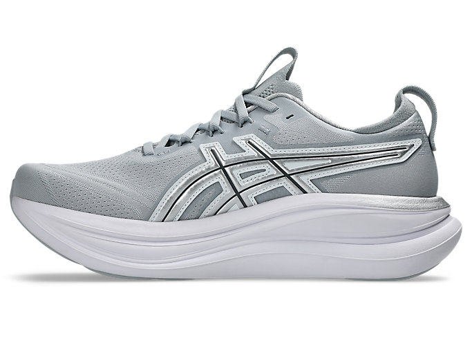 Shop ASICS GEL-NIMBUS 28 ATC Zapatillas Running Gris Piedmont/Plata Pura 1011C222-020