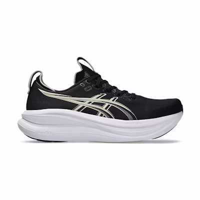 ASICS GEL-NIMBUS 28 Extra Wide Running Shoes Black/Feather Grey