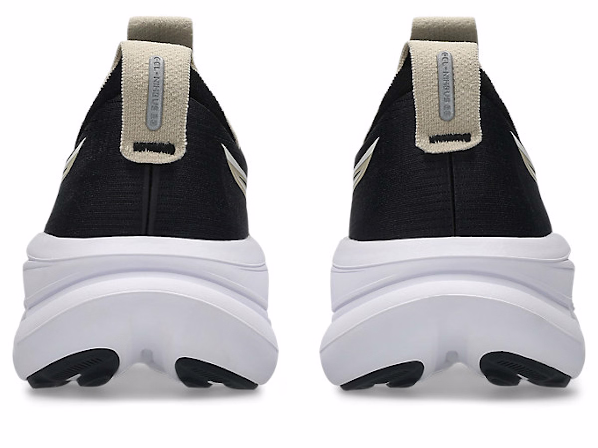 ASICS GEL-NIMBUS 28 Extra Wide Running Shoes Black/Feather Grey