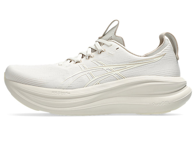 ASICS GEL-NIMBUS 28 Extra Wide Running Shoes Soft Oat/Cream 1011C145-251