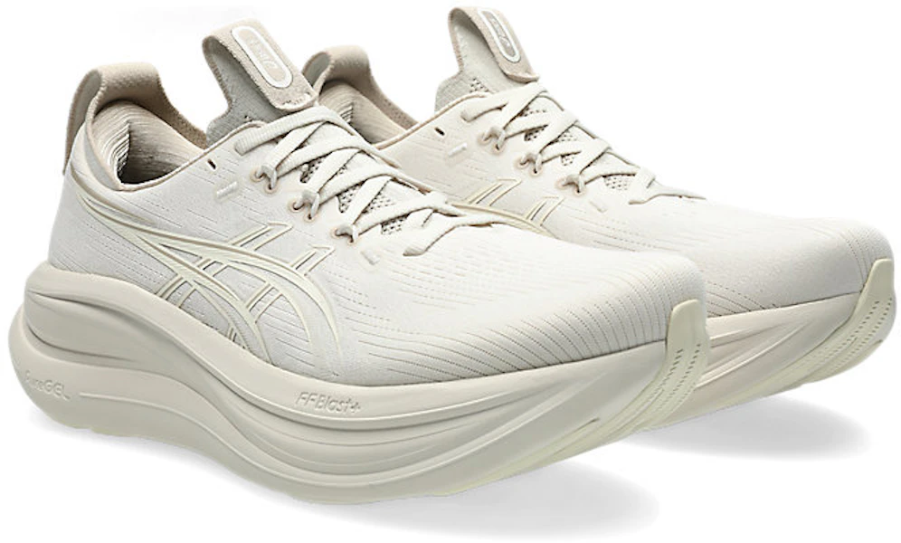ASICS GEL-NIMBUS 28 Extra Wide Running Shoes Soft Oat/Cream 1011C145-251 Lookbook ASICS GEL-NIMBUS 28 Extra Wide Running Shoes Soft Oat/Cream 1011C145-251