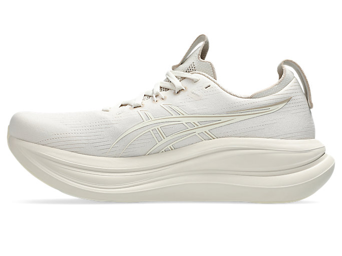 Shop ASICS GEL-NIMBUS 28 Extra Wide Hardloopschoenen Soft Oat/Cream 1011C145-251