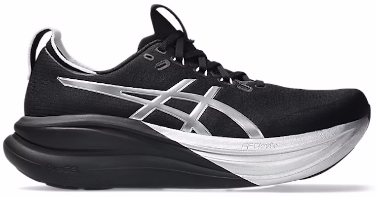ASICS GEL-NIMBUS 28 白金跑鞋 白金/黑色 1011C214-001 Buy ASICS GEL-NIMBUS 28 白金跑鞋 白金/黑色 1011C214-001