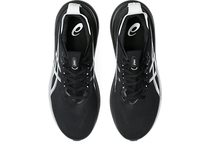 Sizing ASICS GEL-NIMBUS 28 白金跑鞋 白金/黑色 1011C214-001