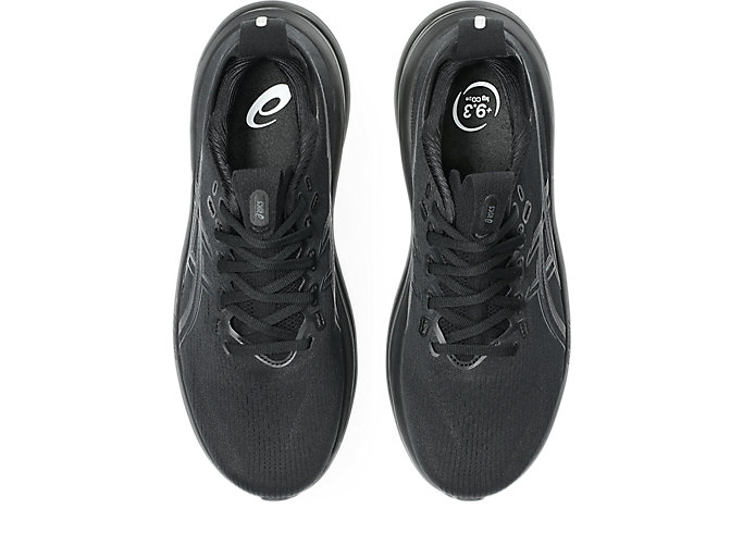 Sizing ASICS GEL-NIMBUS 28 Sepatu Lari Hitam/Abu-abu Graphite 1011C127-001