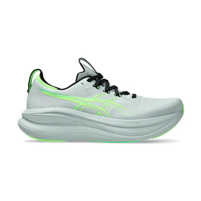 ASICS GEL-NIMBUS 28 Running Shoes Cold Moss/Illuminate Green