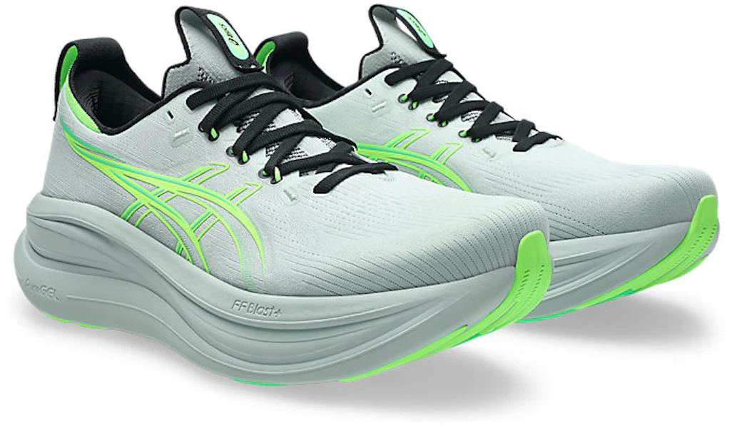 ASICS GEL-NIMBUS 28 Running Shoes Cold Moss/Illuminate Green 1011C127-400 Lookbook ASICS GEL-NIMBUS 28 Running Shoes Cold Moss/Illuminate Green 1011C127-400