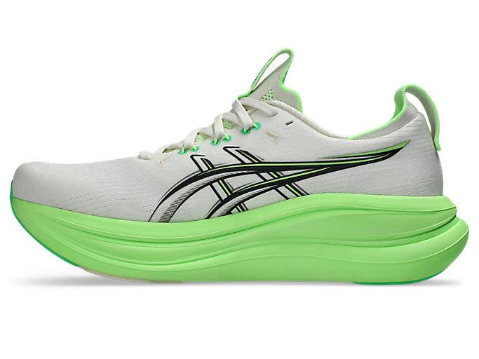 Shop ASICS GEL-NIMBUS 28 Sepatu Lari Cream/Hitam 1011C127-101