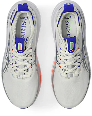 ASICS GEL-NIMBUS 28 Sepatu Lari Cream/Pure Silver 1013A208-100 Details for ASICS GEL-NIMBUS 28 Sepatu Lari Cream/Pure Silver 1013A208-100