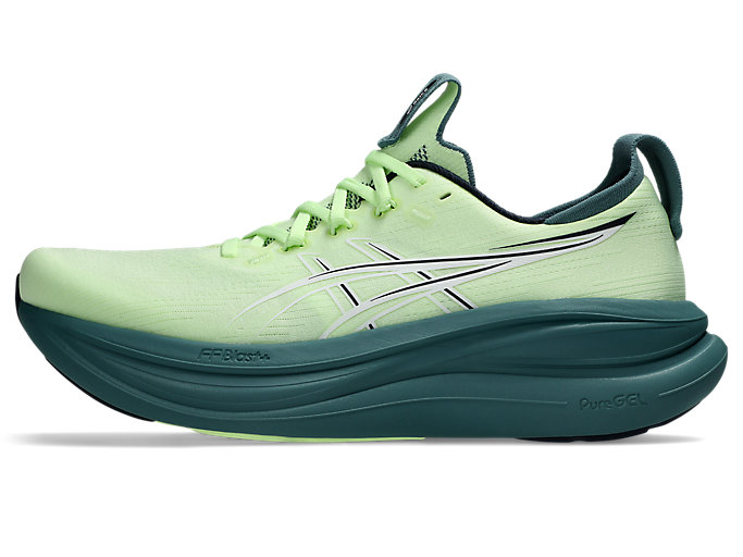 ASICS GEL-NIMBUS 28 Running Shoes Illuminate Yellow/Foggy Teal 1011C127-750