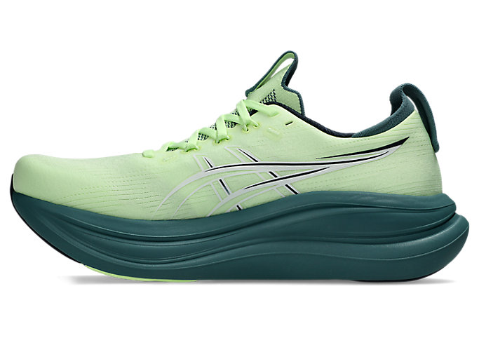 Shop ASICS GEL-NIMBUS 28 Zapatillas Running Amarillo Iluminado/Verde Azulado 1011C127-750
