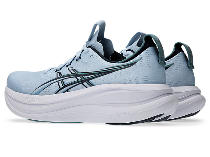 Lookbook ASICS GEL-NIMBUS 28 Scarpe Running Solid Air/Midnight 1011C127-404