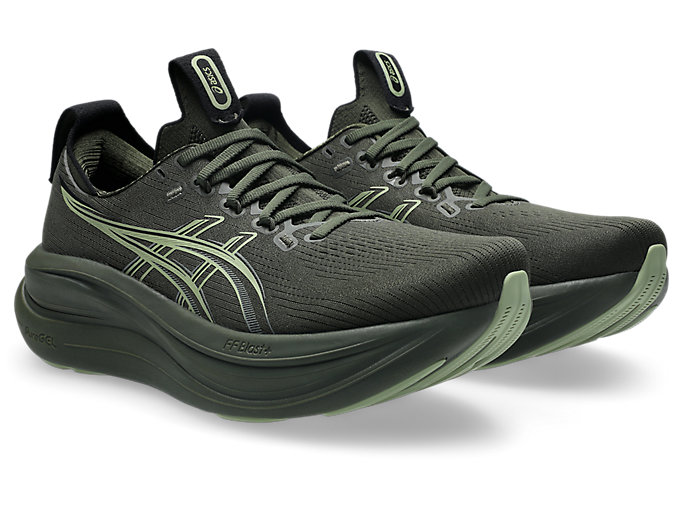 Order ASICS GEL-NIMBUS 28 Scarpe Running Vintage Khaki/Khaki Green. 1011C127-200