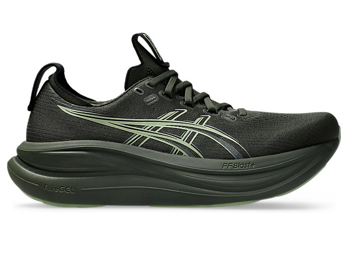 Cheap ASICS GEL-NIMBUS 28 Scarpe Running Vintage Khaki/Khaki Green. 1011C127-200