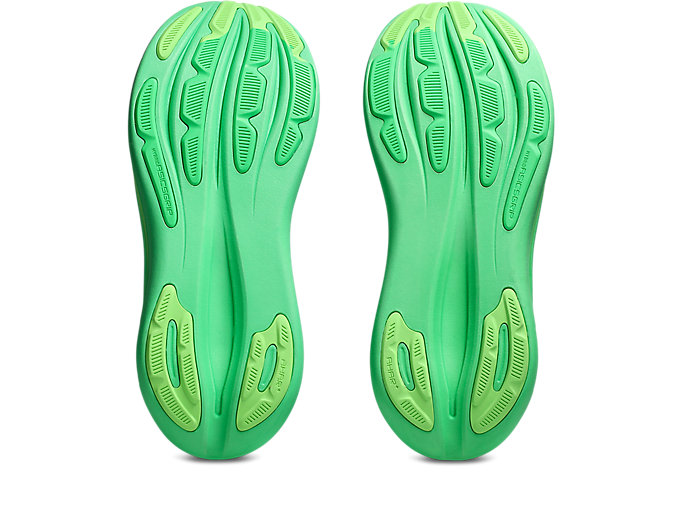 Sizing 아식스 젤-님버스 28 러닝화 비탈 그린/일루미네이트 그린 1011C127-300