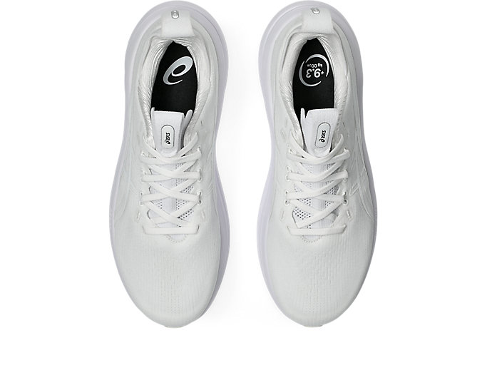 Details for アシックス GEL-NIMBUS 28 ランニングシューズ ホワイト/ホワイト 1011C127-100