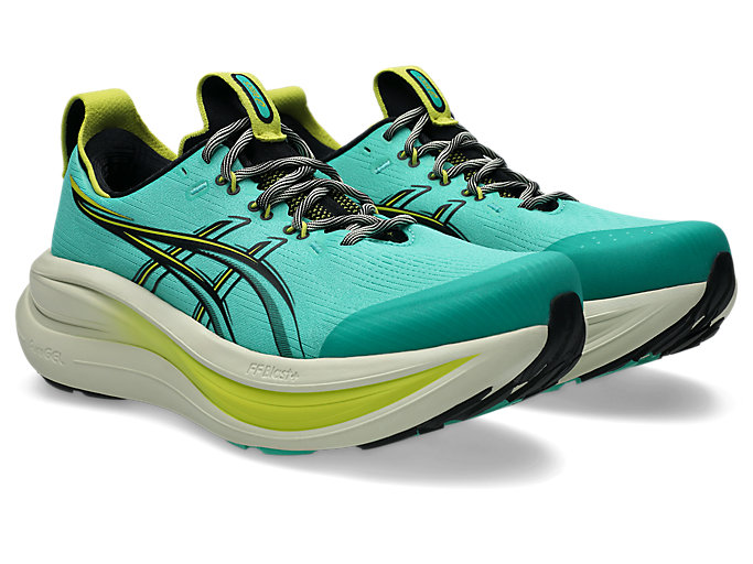 Order 亚瑟士 GEL-NIMBUS 28 TR 跑鞋 翡翠绿/黑 1011C216-300