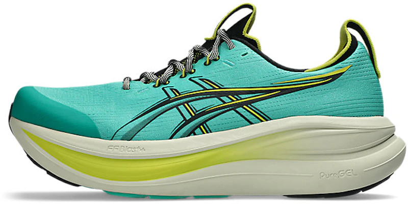 亚瑟士 GEL-NIMBUS 28 TR 跑鞋 翡翠绿/黑 1011C216-300 Cheap 亚瑟士 GEL-NIMBUS 28 TR 跑鞋 翡翠绿/黑 1011C216-300