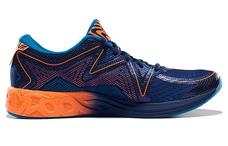 Order ASICS Gel-Noosa FF Sneakers ''Donkerblauw Oranje'' T722N-4930