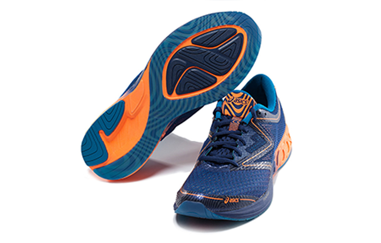 Purchase ASICS Gel-Noosa FF Sneakers ''Donkerblauw Oranje'' T722N-4930
