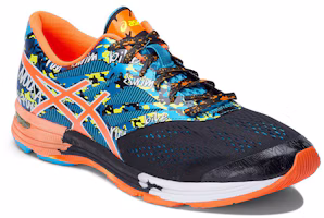 Lookbook Asics Gel-Noosa Tri 10 透氣休閒跑步鞋 黑藍橙拼接